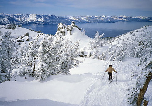 Ski lodge vacation in Lake Tahoe