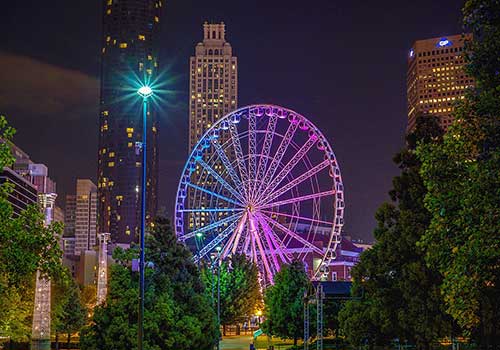 SkyView Ferris Wheel in Atlanta, GA