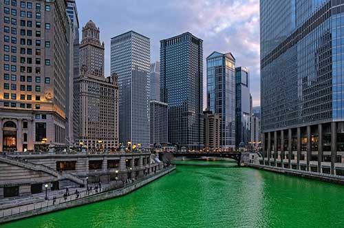 St. Patrick's Day in Chicago, IL