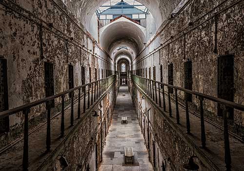 The Eastern State Penitentiary in Philadelphia is one of the most haunted places in America