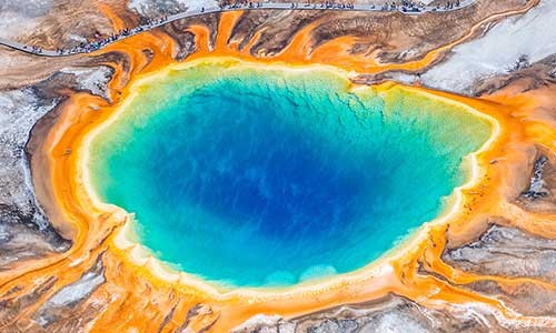 Grand Prismatic Springs, Wyoming