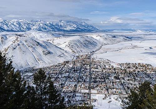 Winter ski vacation in Jackson Hole
