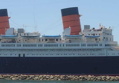 The RMS Queen Mary is said to be one of the most haunted places in America. If you're brave enough, you can book a room in this floating hotel, located in Long Beach, California.