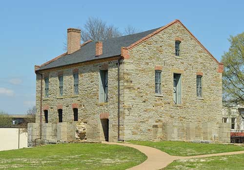 The Commissary Building at Fort Smith, Arkansas