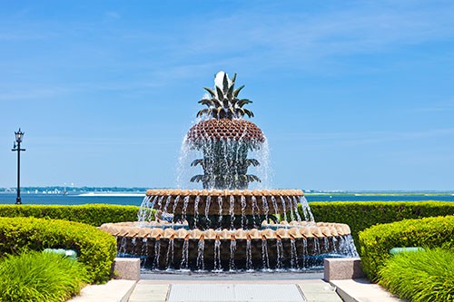 Pineapple Fountain, Charleston